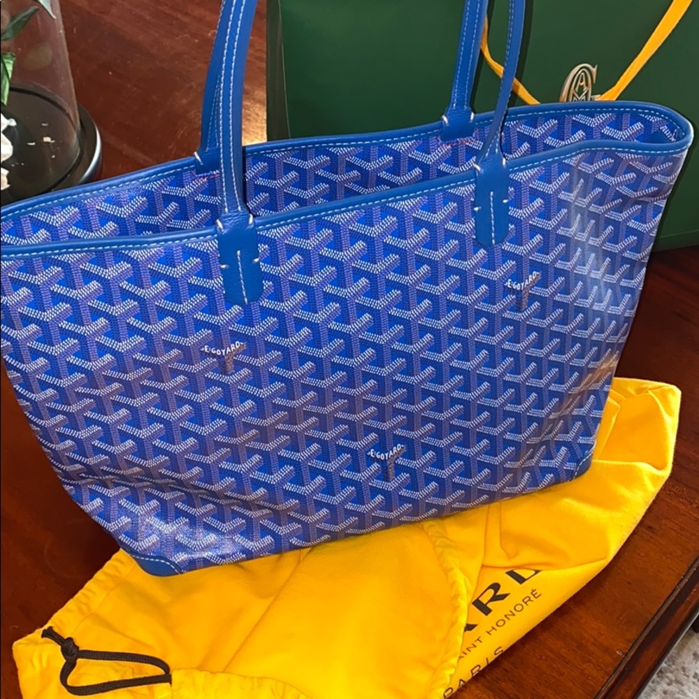 Brand New Rare Bleu Ciel Goyard Bag Sac Artois PM